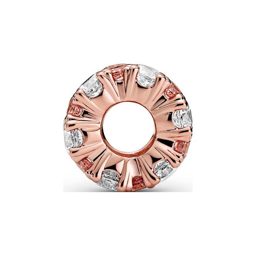 Pandora Charm Timeless Rosafarbenes und Klares Funkelndes