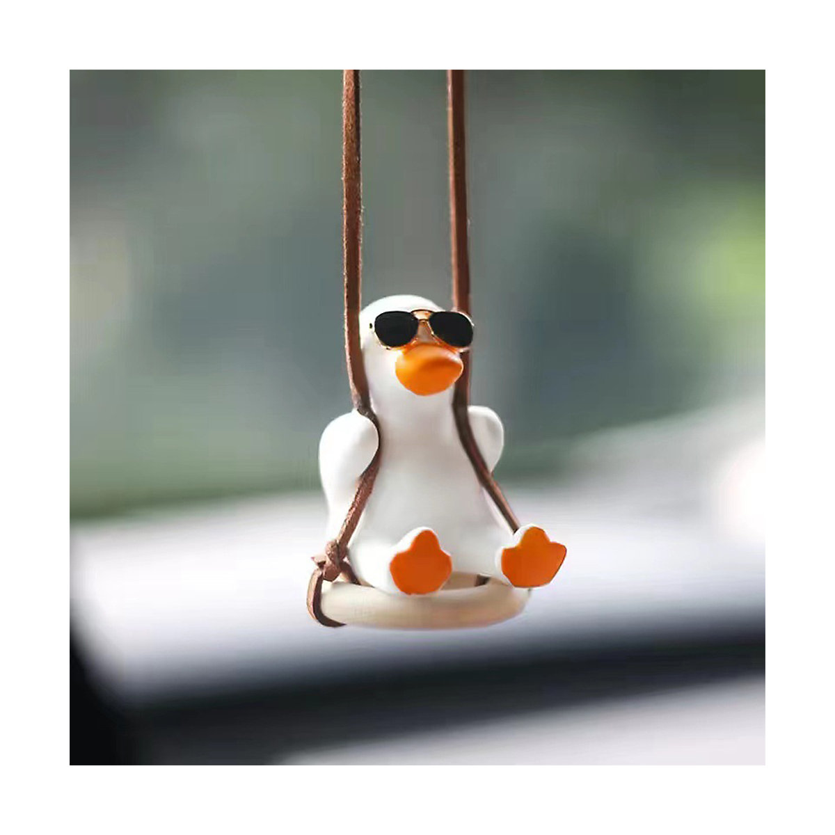 Anhänger Brille Ente Auto Deko Dekoanhänger für Kinder
