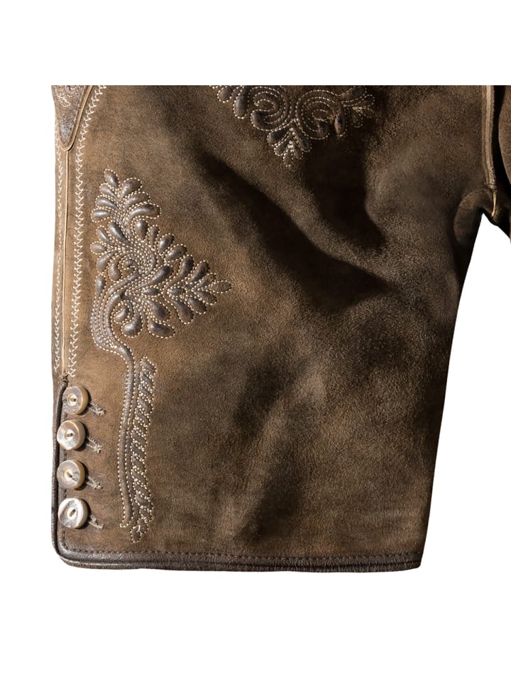 Stockerpoint Lederhose Bertl in braun günstig kaufen