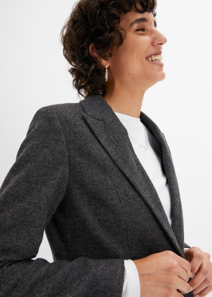 Blazer in Wolloptik