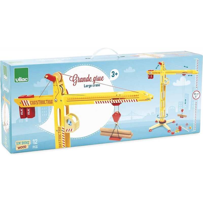 Grande grue en bois