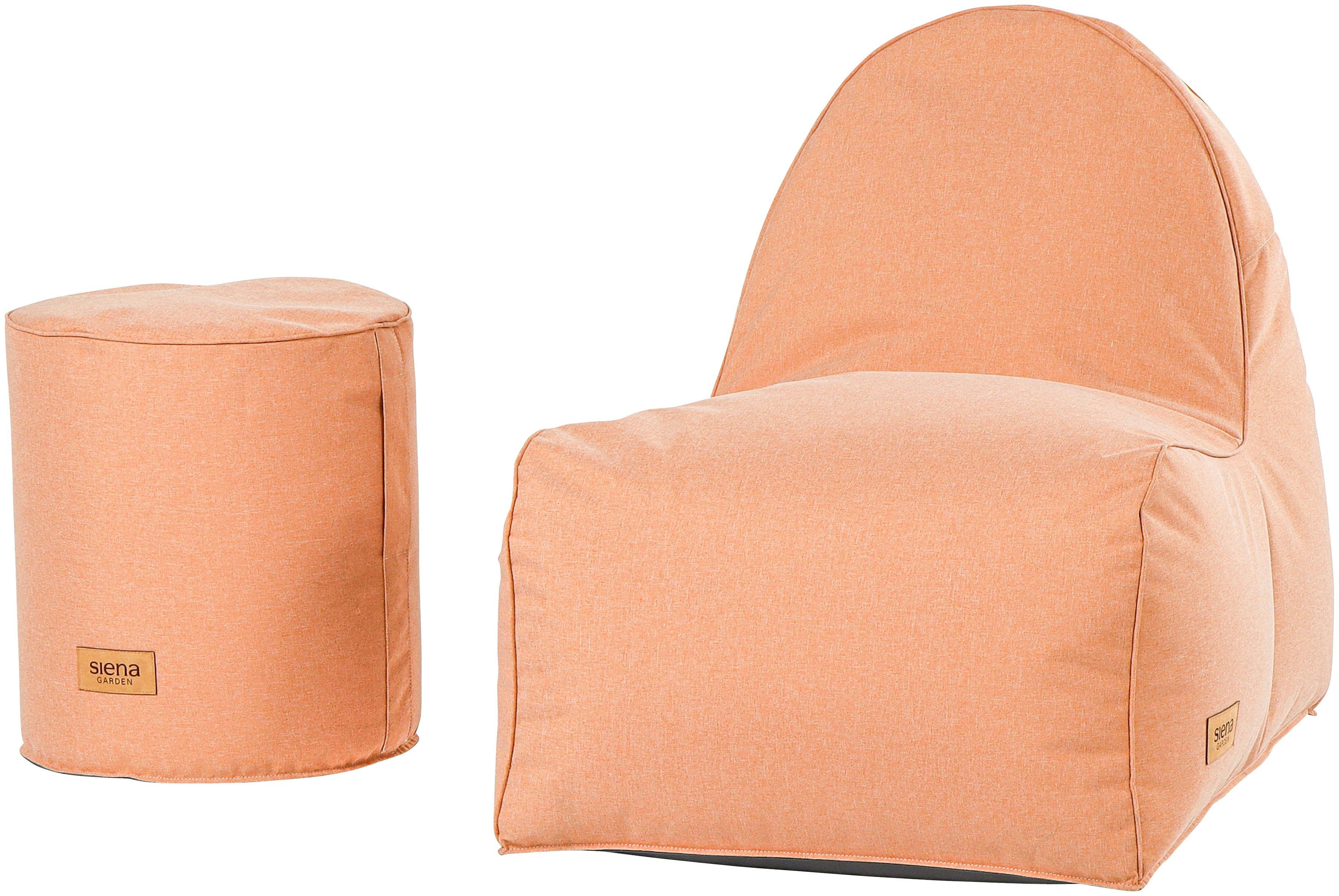 Siena Garden Sitzsack FLOW.U Round Ø45cmxH50cm, Ø/H: 45/50 cm