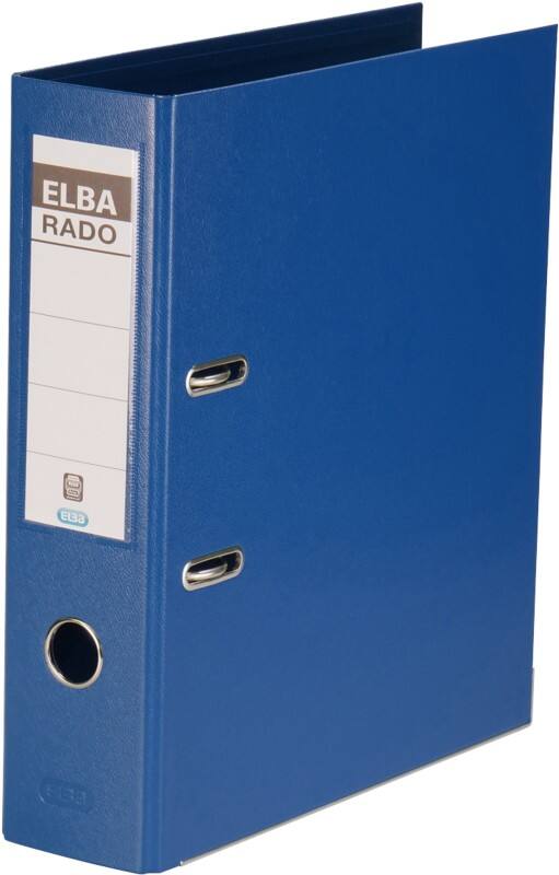 ELBA Rado Plast Ordner DIN A4 80 mm Blau 2 Ringe Rado Plast PVC (Polyvinylchlorid) Hochformat