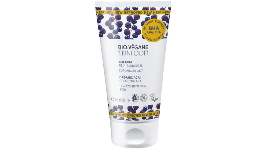 BIO:VÉGANE SKINFOOD Reinigungsgel Acai 150 ml