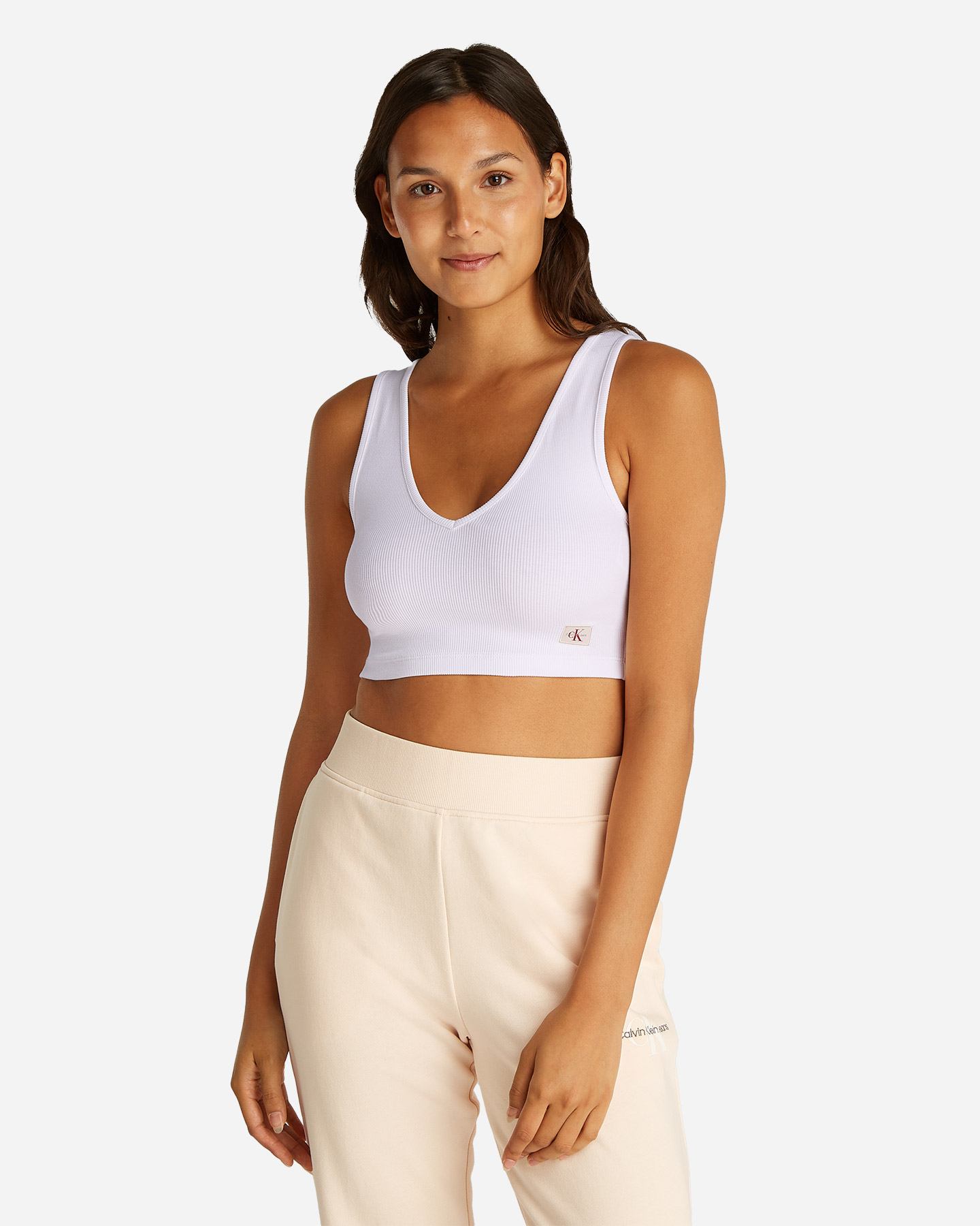 Calvin Klein Jeans Label Rib Tank Top W J20J225308-YAA