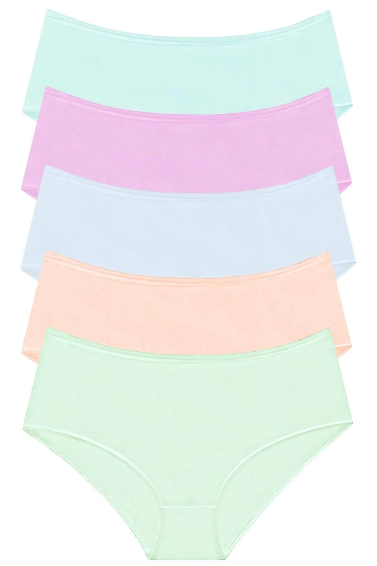 Newlilla  1007 Damen Mix 5-teilige Daily Bato Höschen 1007-v6