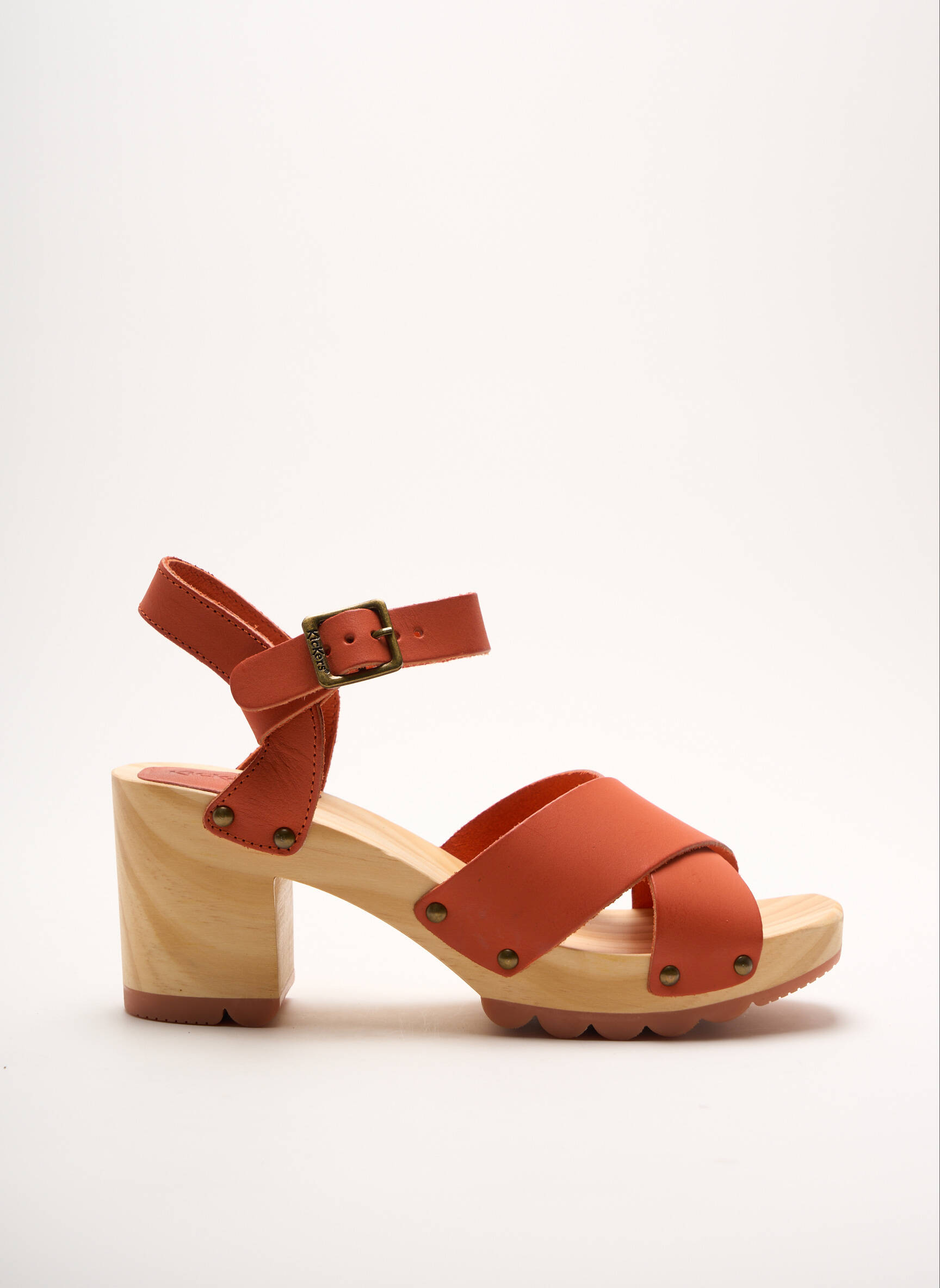 Kickers Sandales Nu Pieds Femme couleur orange