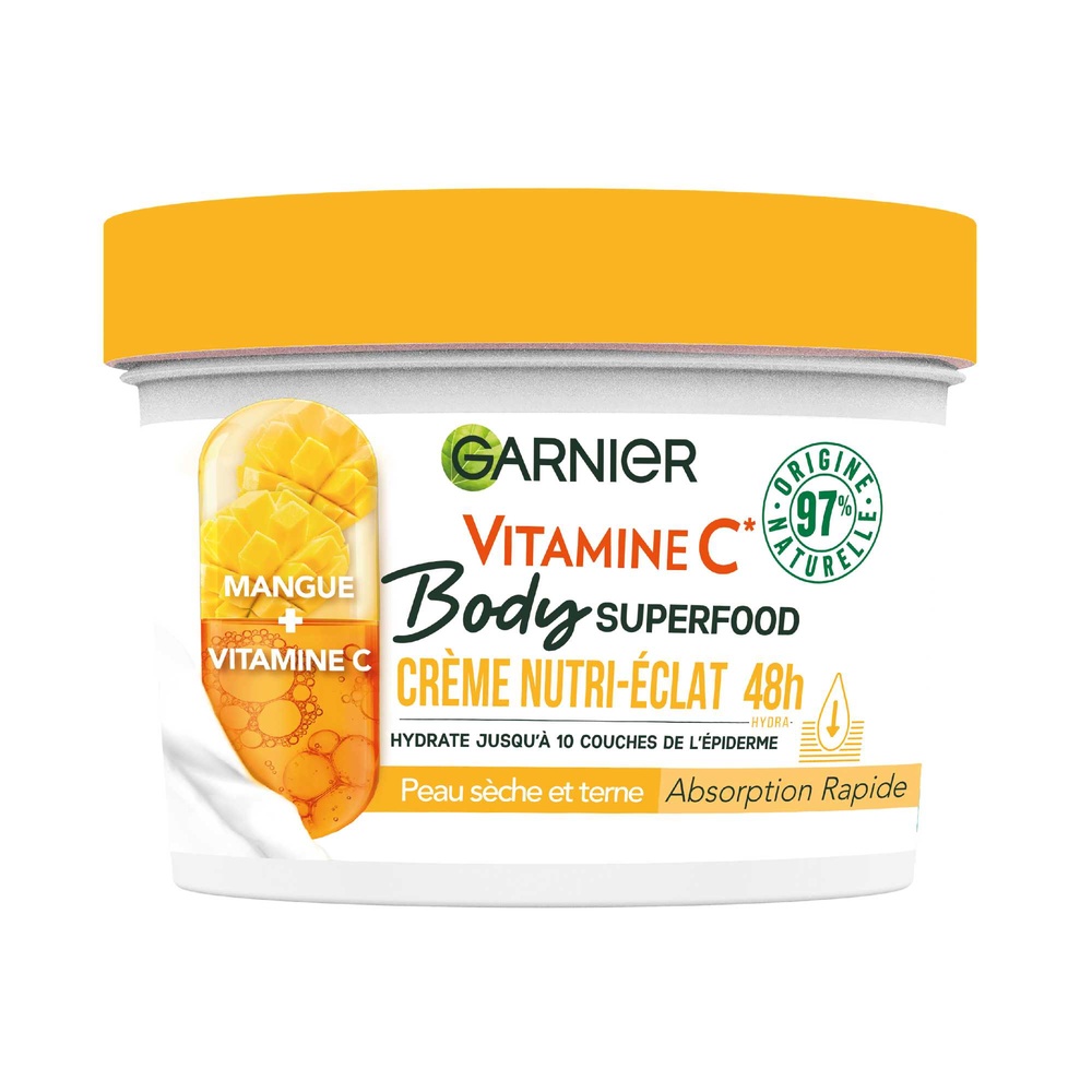 garnier Crème nutri-éclat Mangue et Vitamine C 380ml Crème nutri-éclat