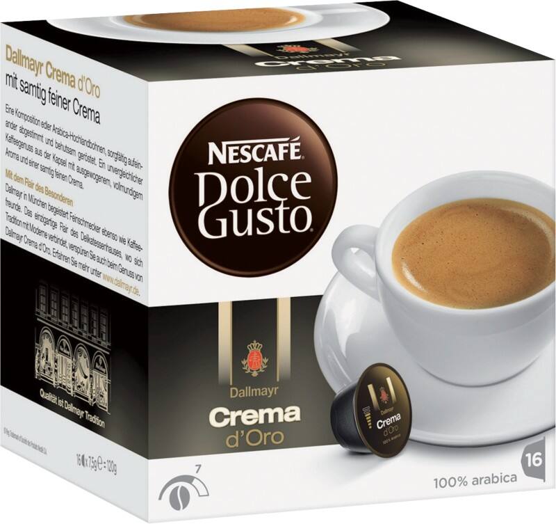 Nescafé Dolce Gusto Crema d'Oro Kaffeekapseln 16 Stück à 7.5 g