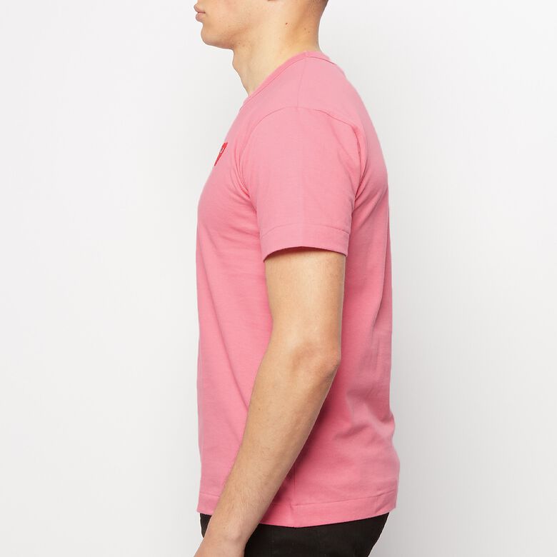 Comme des Garcons Play Play Red Heart T-Shirt pink