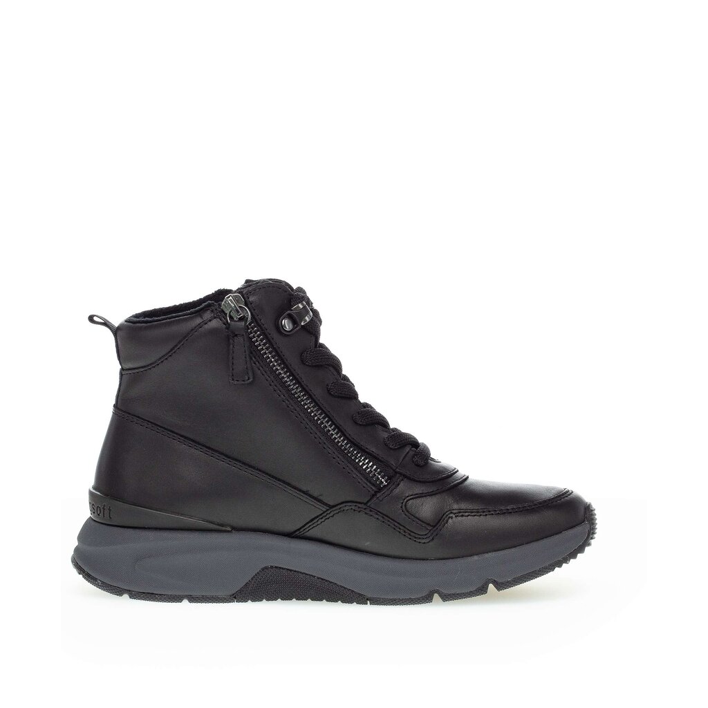 rollingsoft Schnürstiefelette schwarz