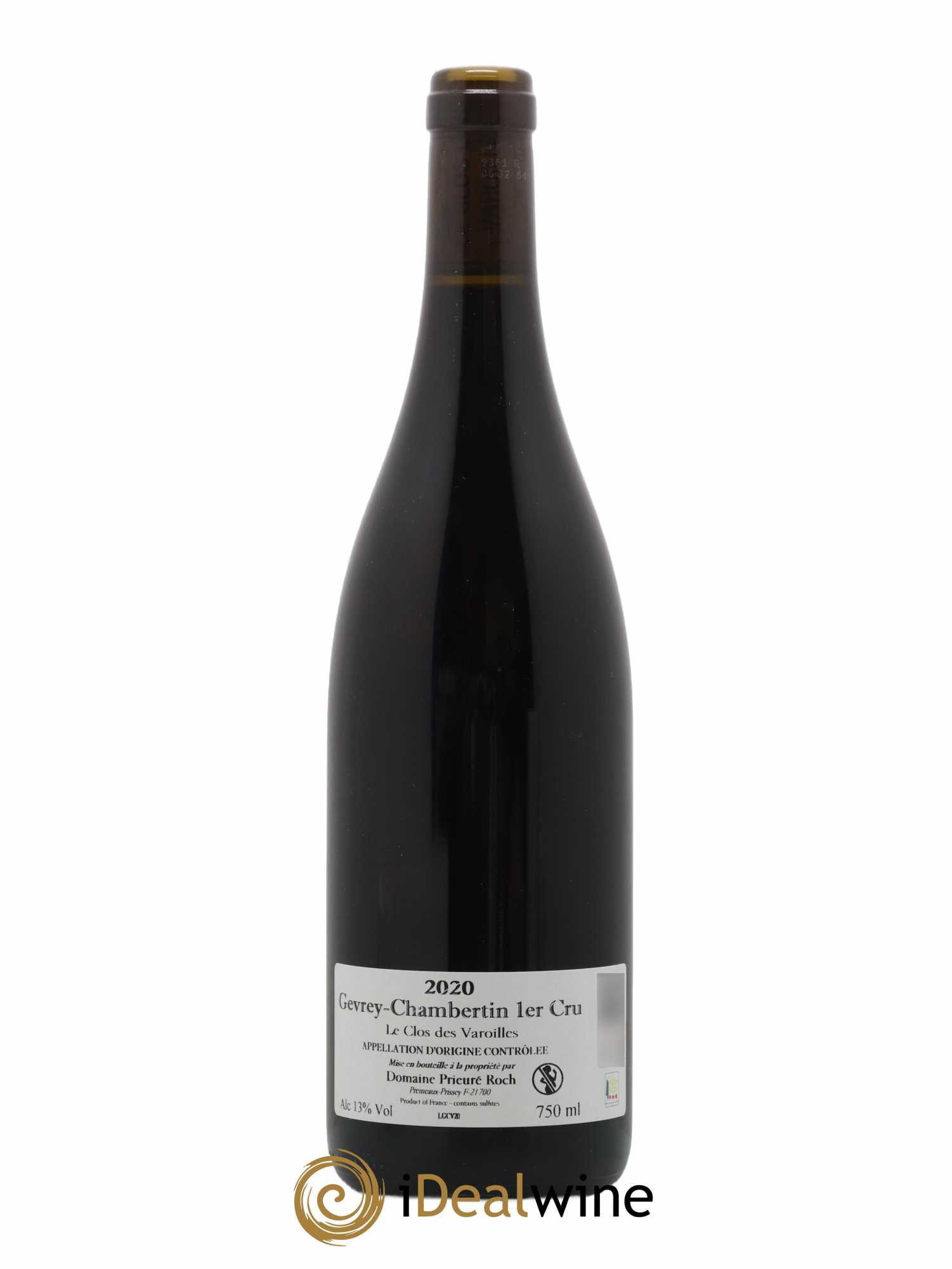 Gevrey-Chambertin 1er Cru Clos des Varoilles Domaine Prieuré Roch 2020 - Lot de 1 Bouteille