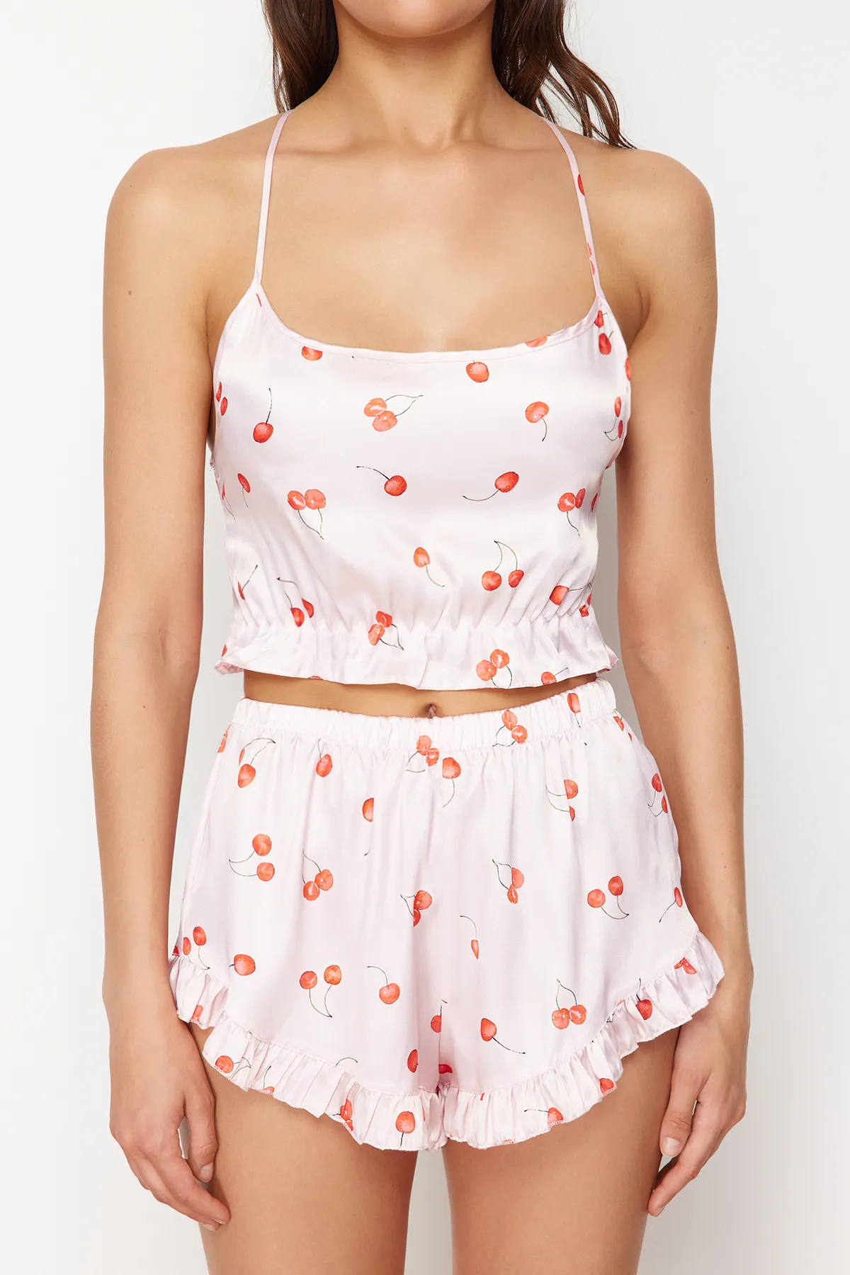 Trendyol Collection  Pyjama set - Rosa - Unifarben