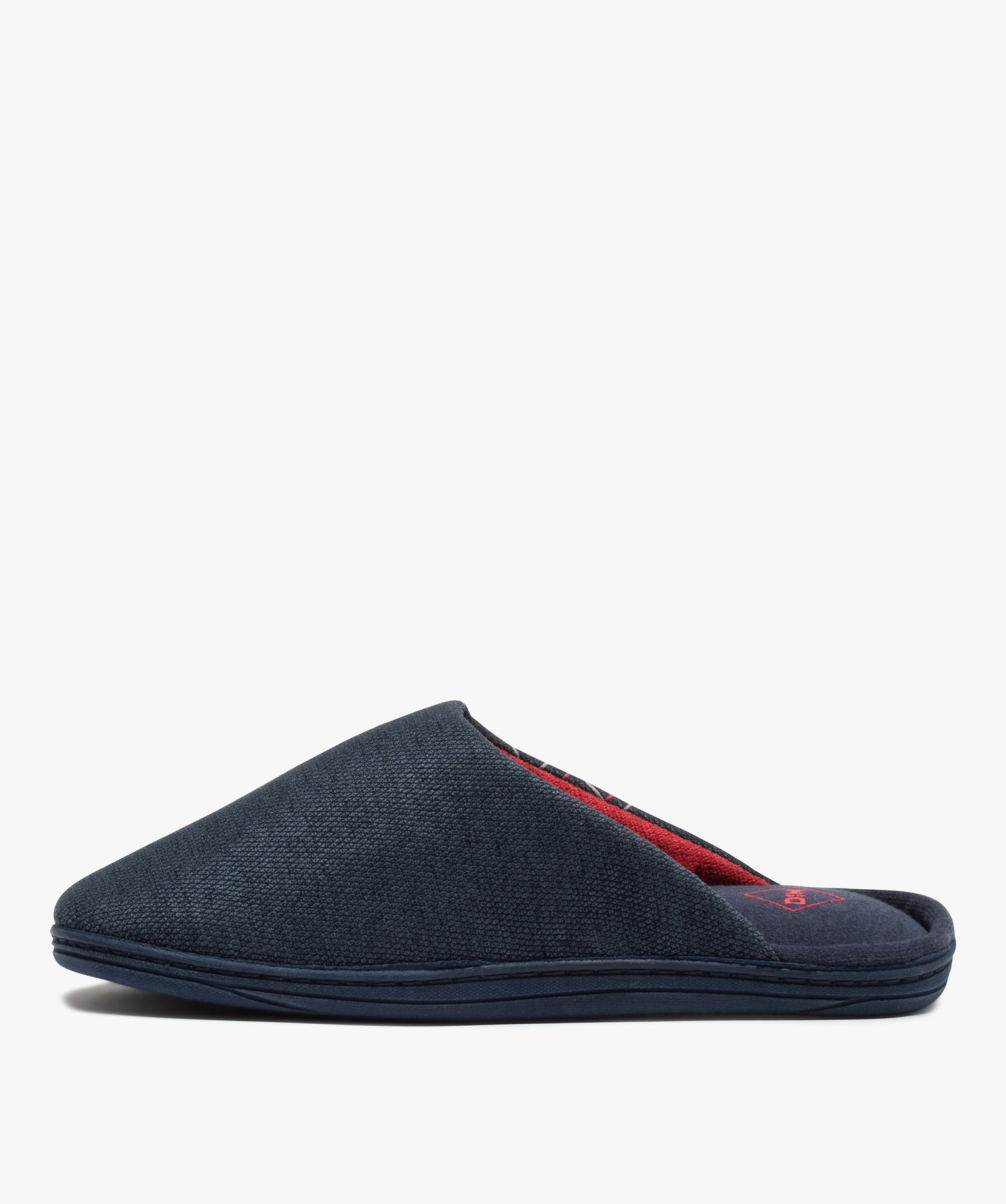 Chaussons homme mules à motifs graphiques - Dim marine | GEMO