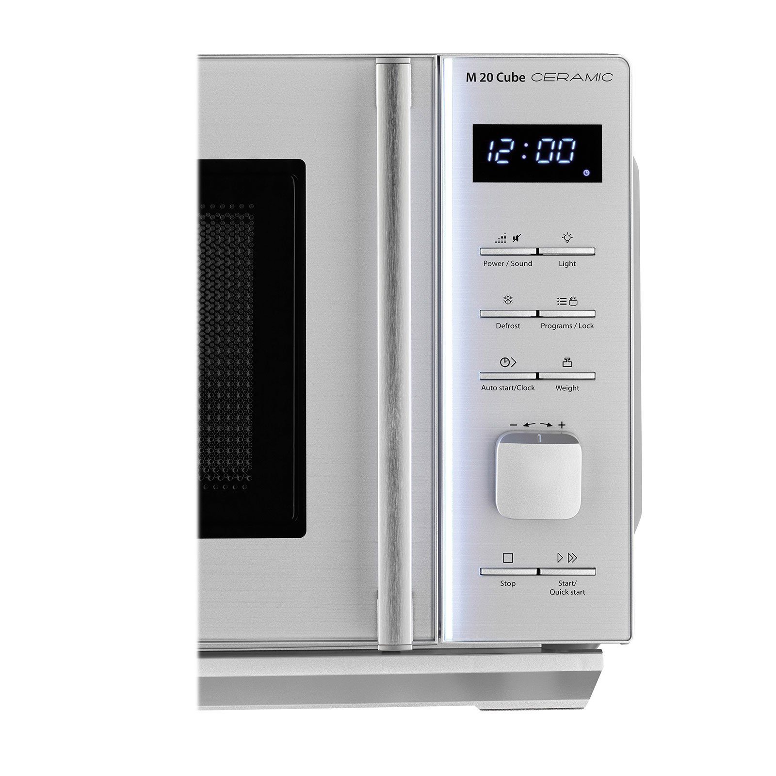 Caso Mikrowelle M 20 Cube Ceramic, Einstellbarer Timer