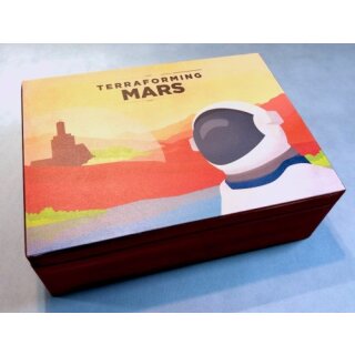 Wooden box compatible with Terraforming Mars