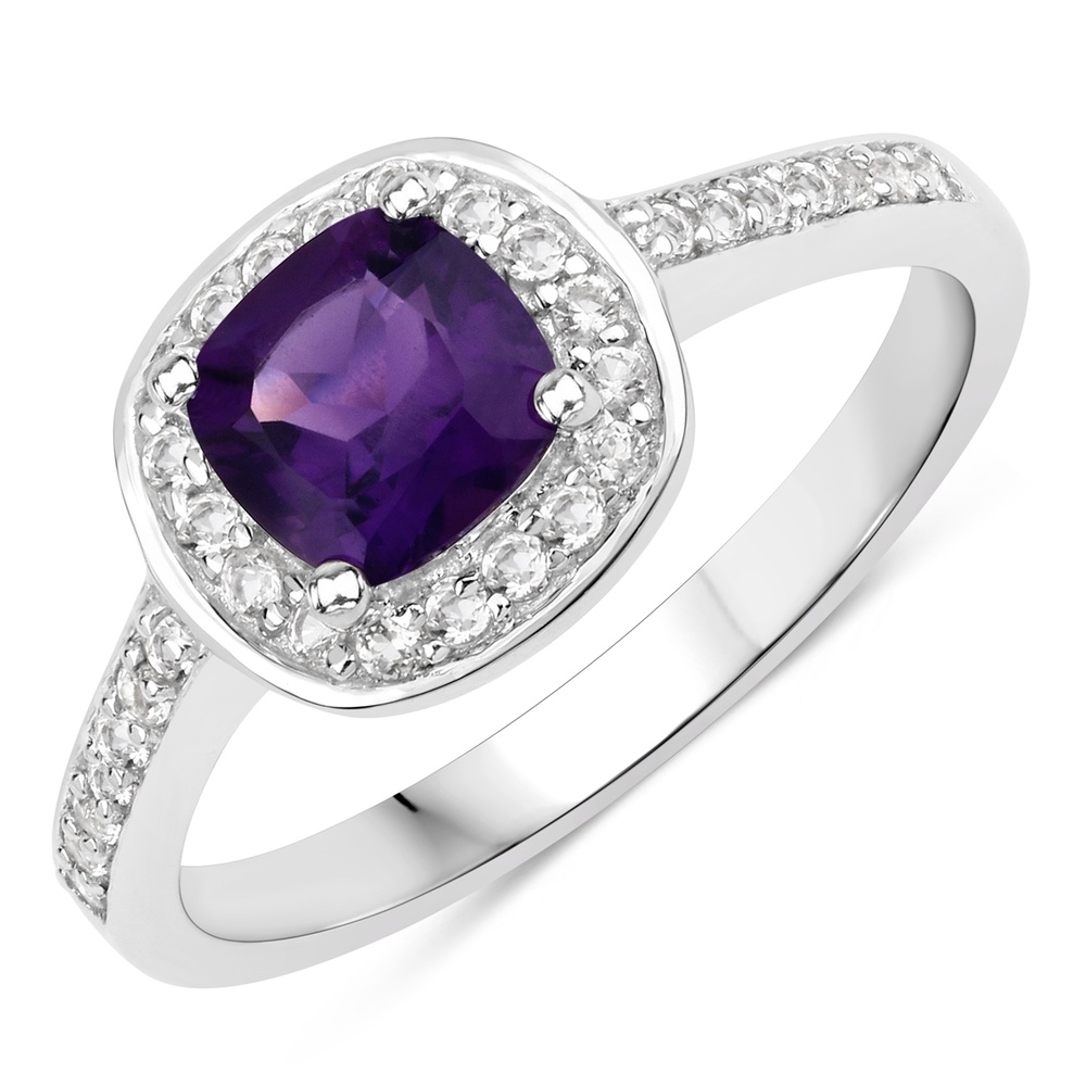 Rafaela Donata Bague Argent sterling Améthyste en Argent Bague