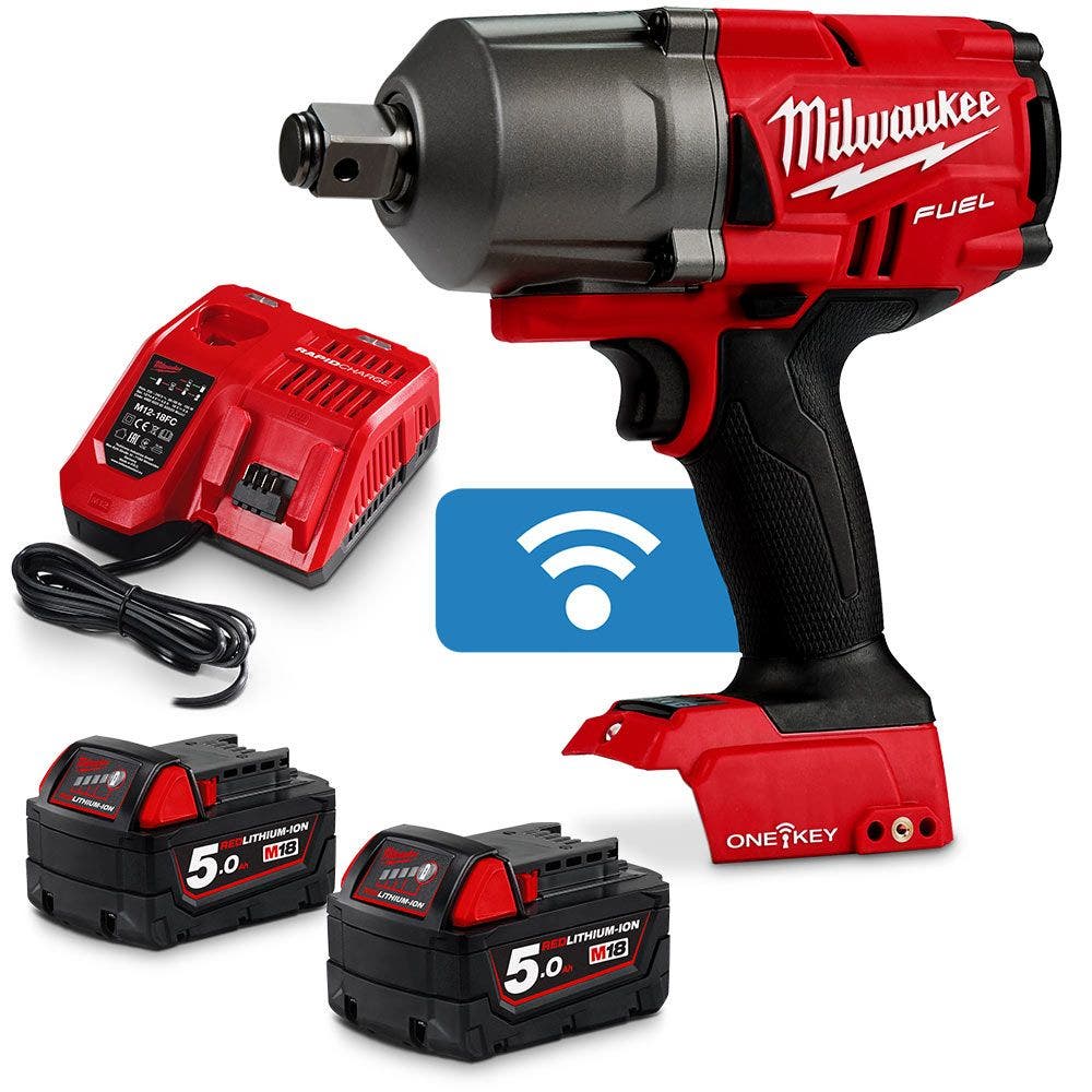 Conjunto de Chaves de Impacto de Alto Torque MILWAUKEE FUEL™ ONE-KEY™ 18V 3/4