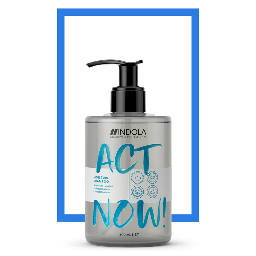 Indola Shampooing hydratant, 300 ml Shampooing