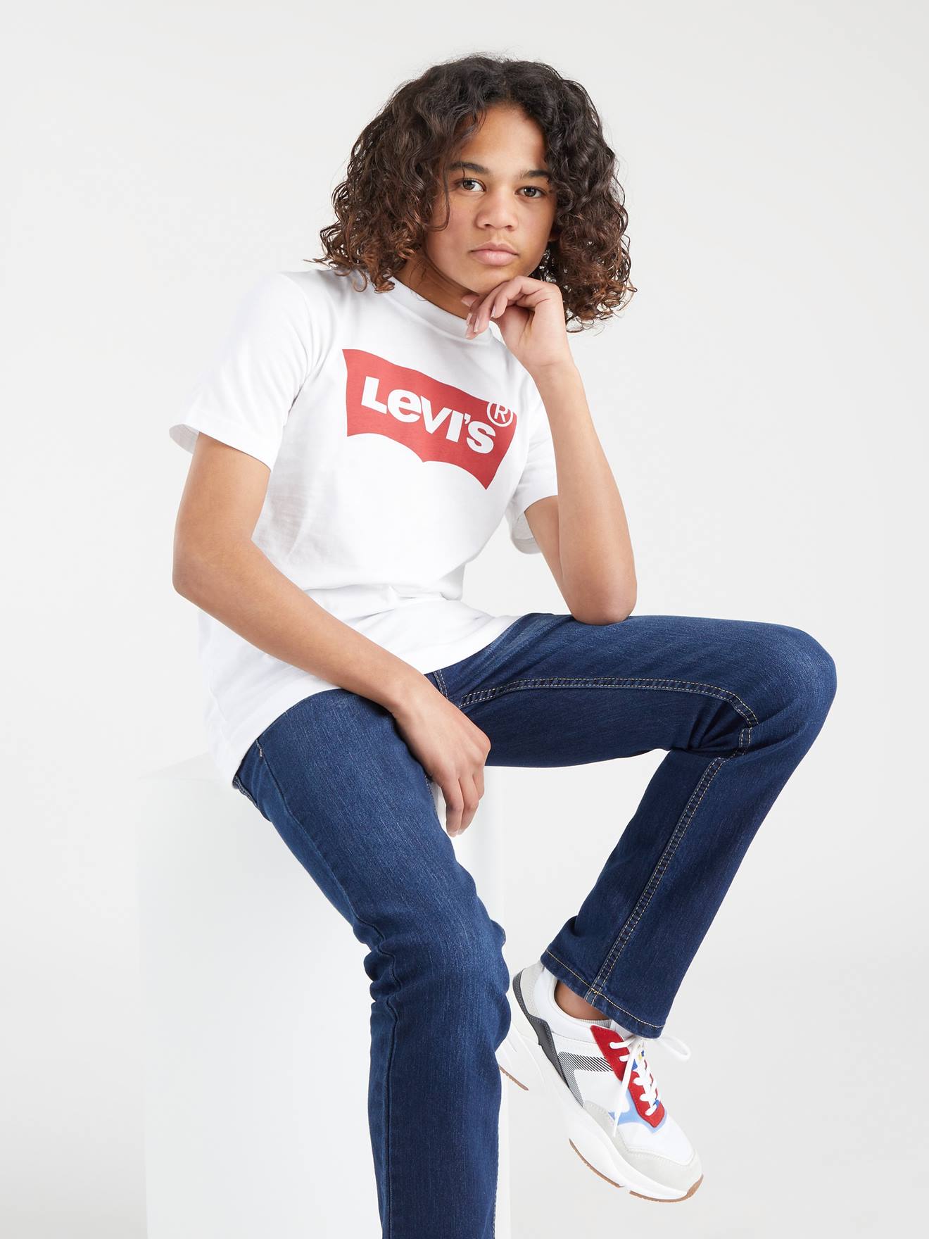 Levis Jungen T-Shirt Batwing Levi's - graublau