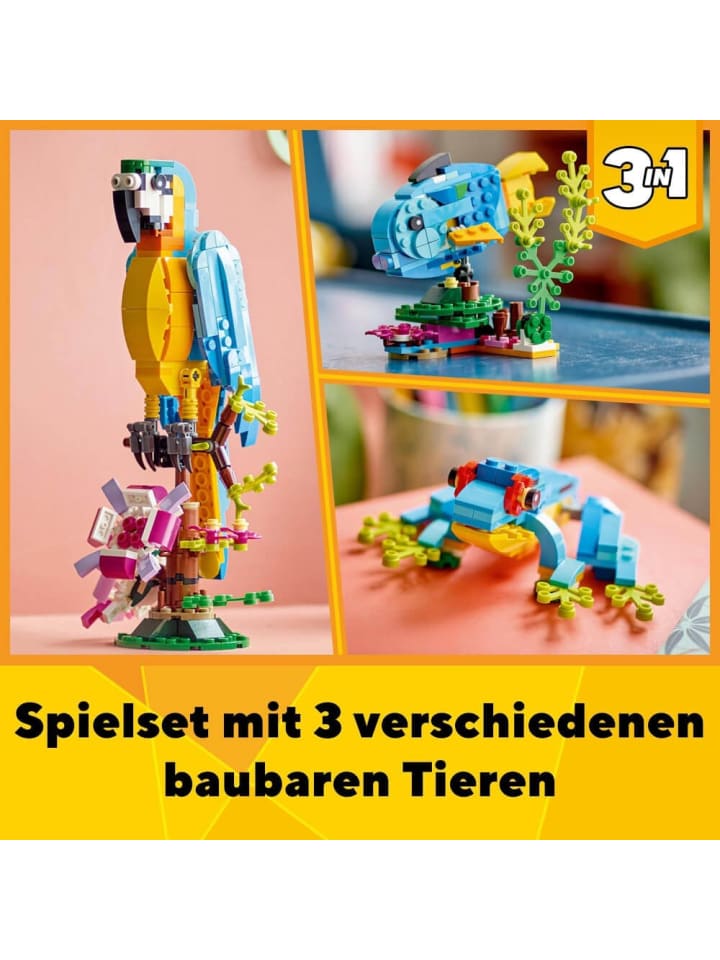 LEGO Bausteine Creator 31136 Exotischer Papagei - ab 7 Jahre günstig kaufen onesize