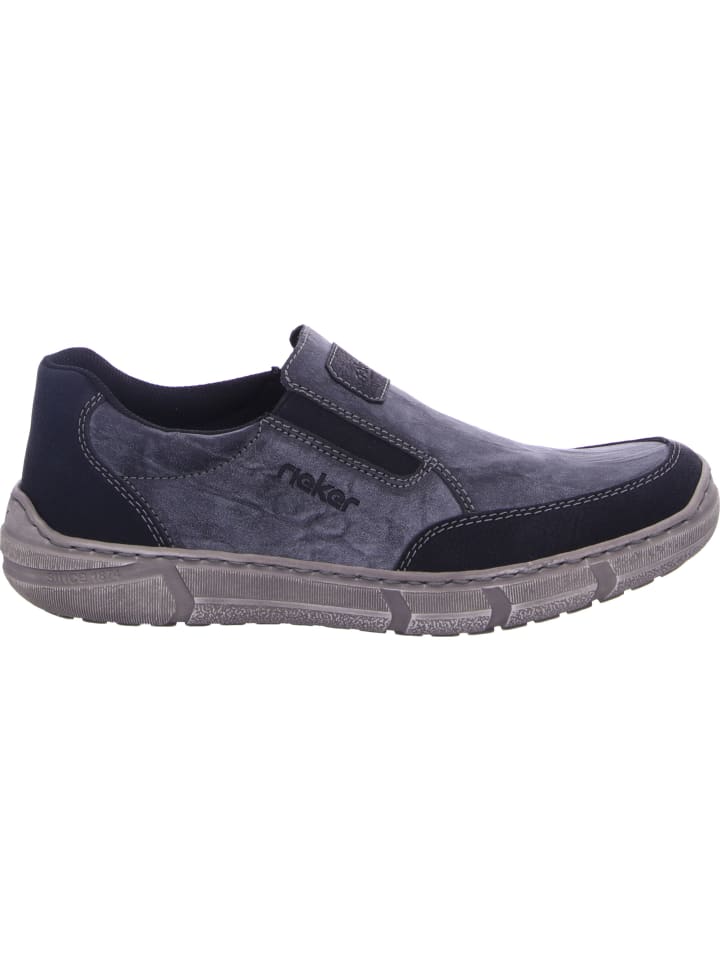 rieker Slipper in schwarz/graphit günstig kaufen