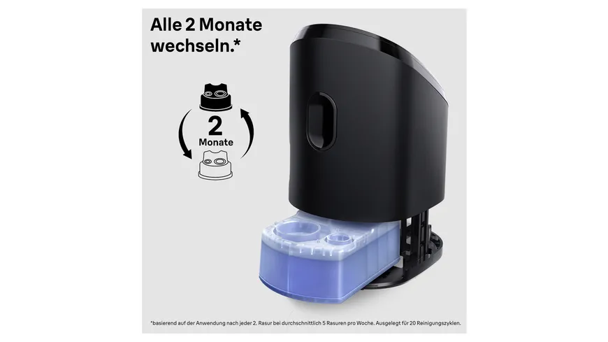 BRAUN 3-in-1 ShaverCare Reinigungskartuschen für Reinigungsstationen