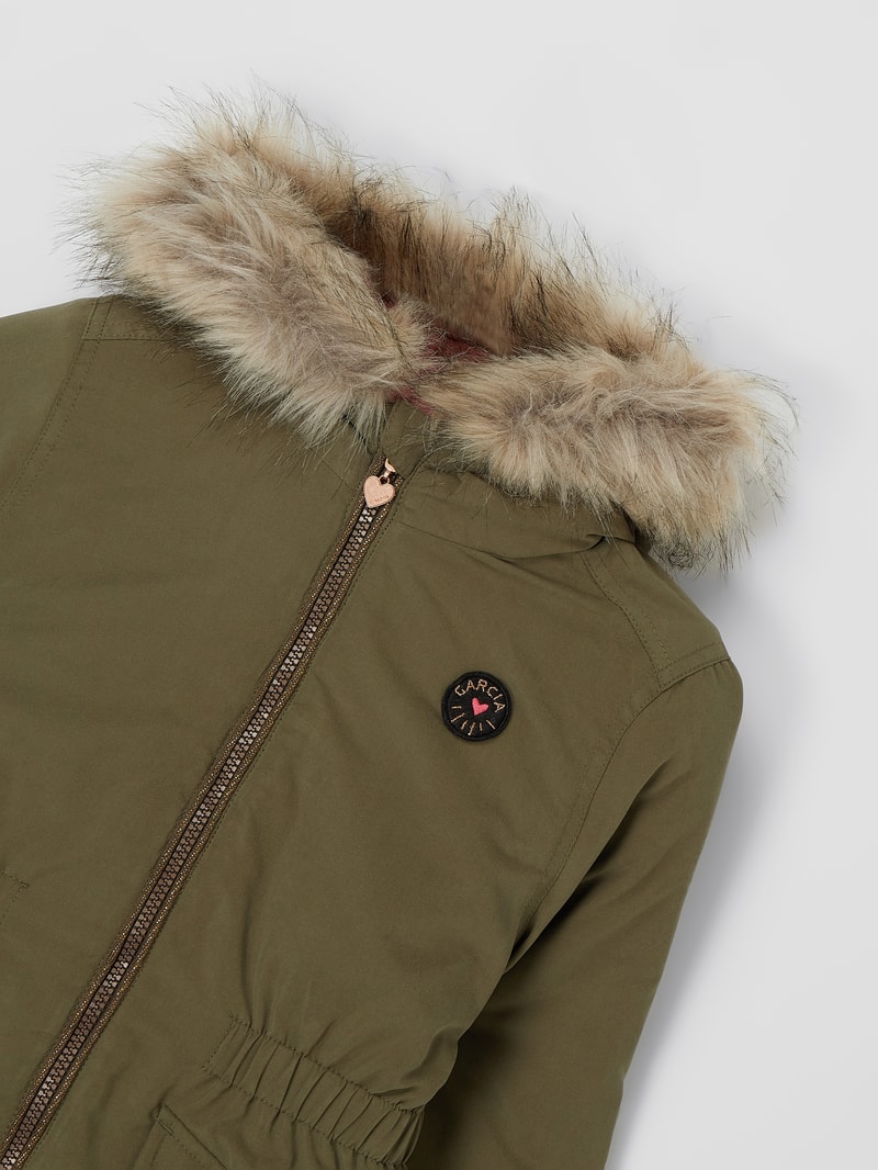 Parka mit Webpelz in khaki