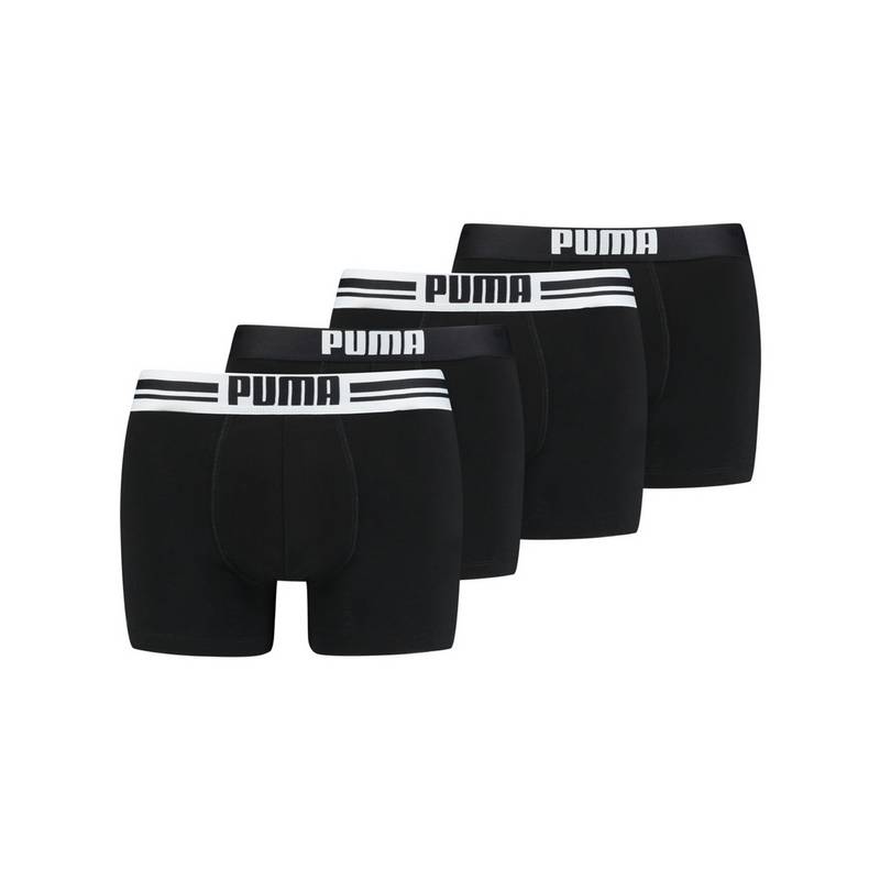 PUMA Placed Logo Boxer 4er Pack Unterhose Herren