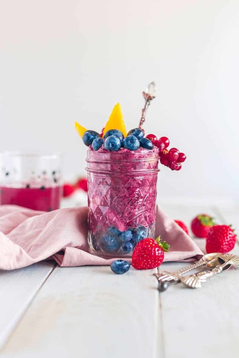 Smoothie Bowl Pulver Benjamin Blaubeer, Blaubeere & Johannisbeere, 400 g