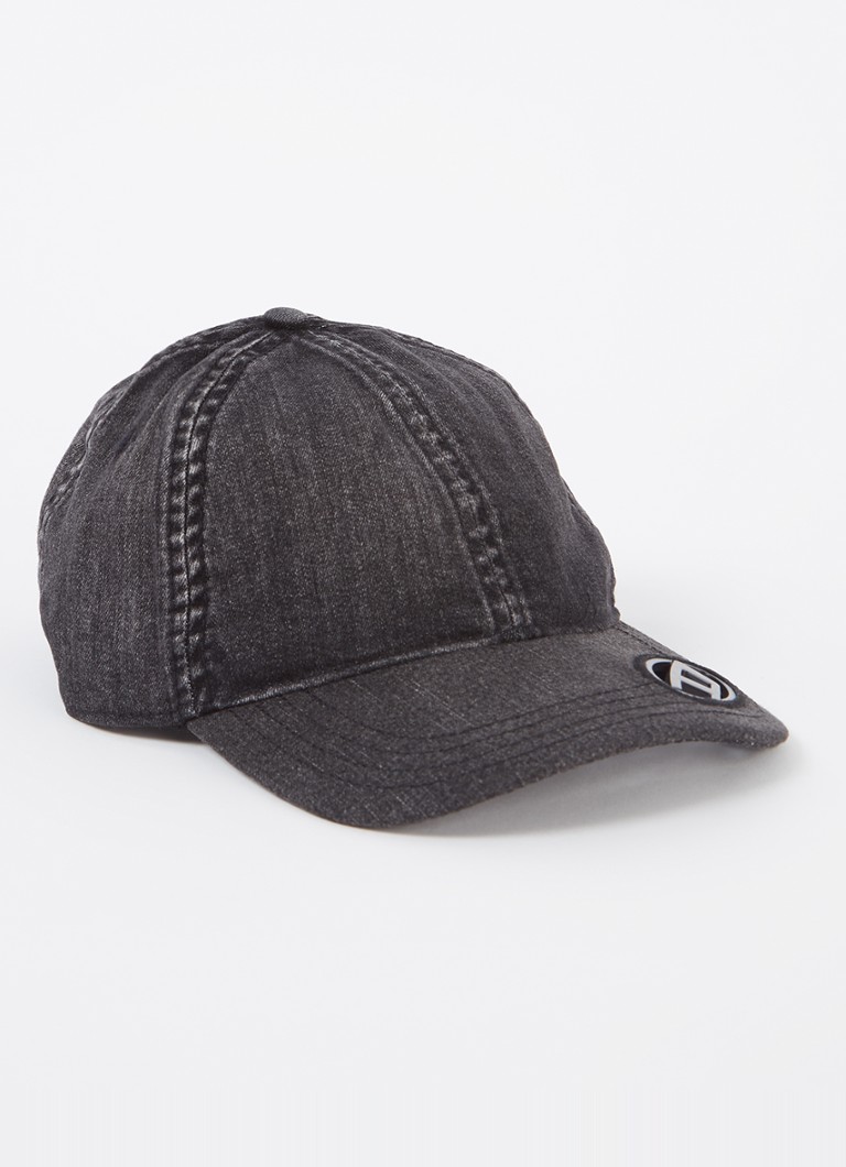 Casquette en denim Diesel C-Ewan avec logo
