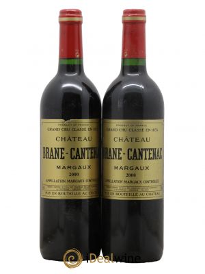 Château Brane Cantenac 2ème Grand Cru Classé  2000 - Lot de 2 Bouteilles