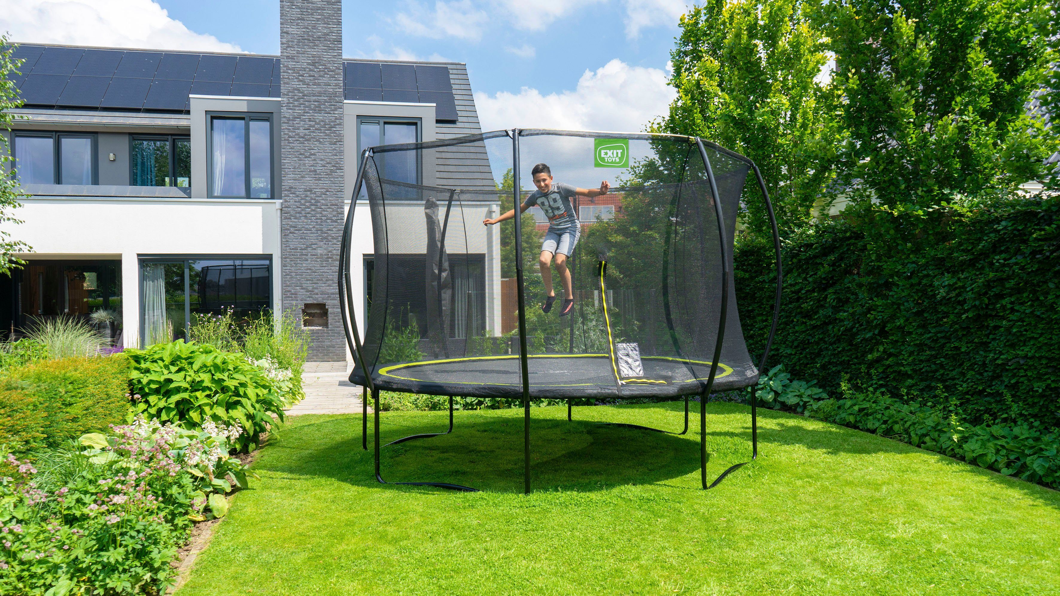 EXIT Gartentrampolin Silhouette, Ø 366 cm