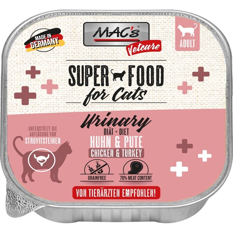 MAC's Urinary MAC's CAT Vetcare Urinary 16x100g