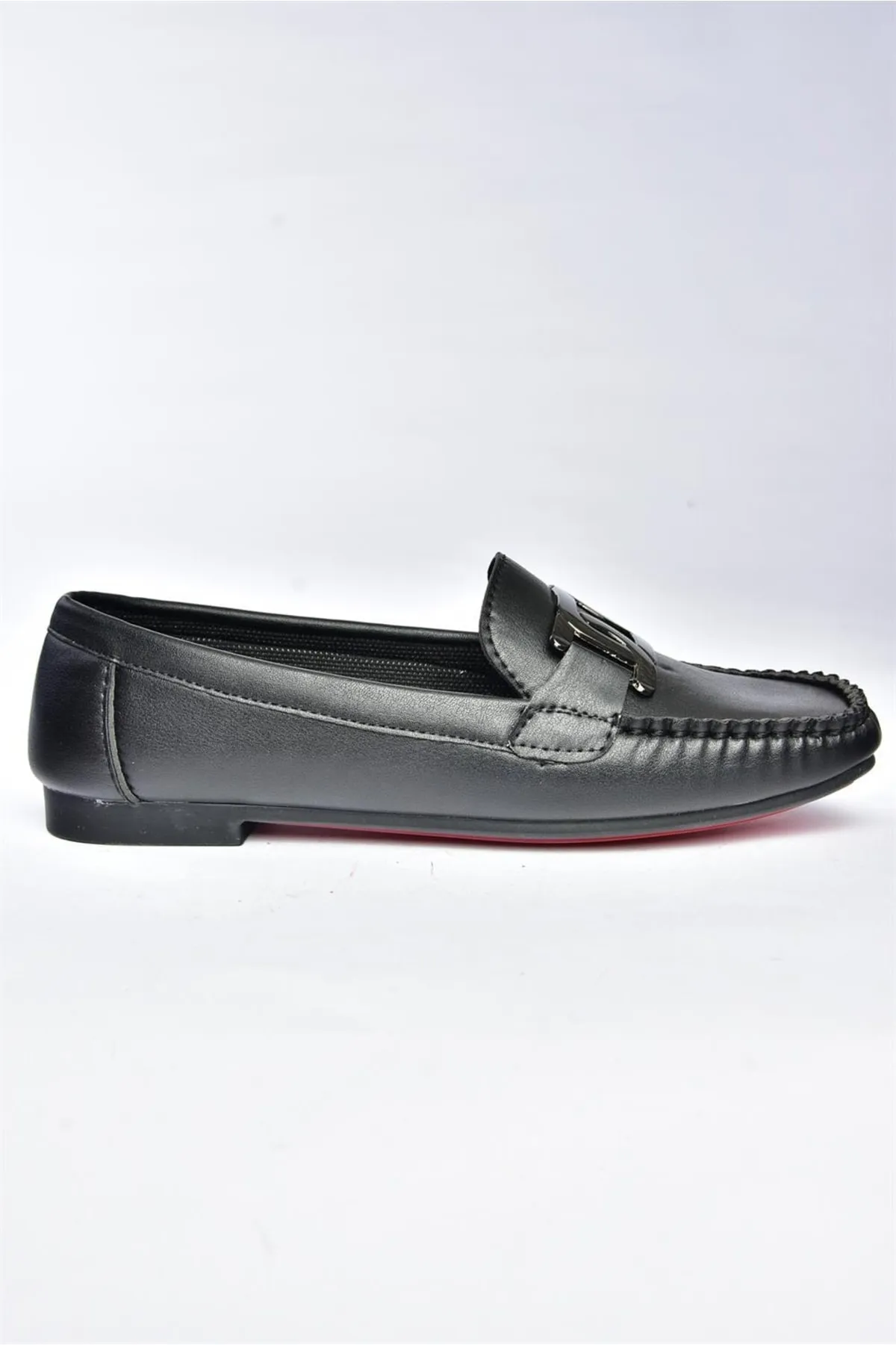 Fox Shoes  P757022509 Ballerinas für Damen mit schwarzem Schnallenzubehör