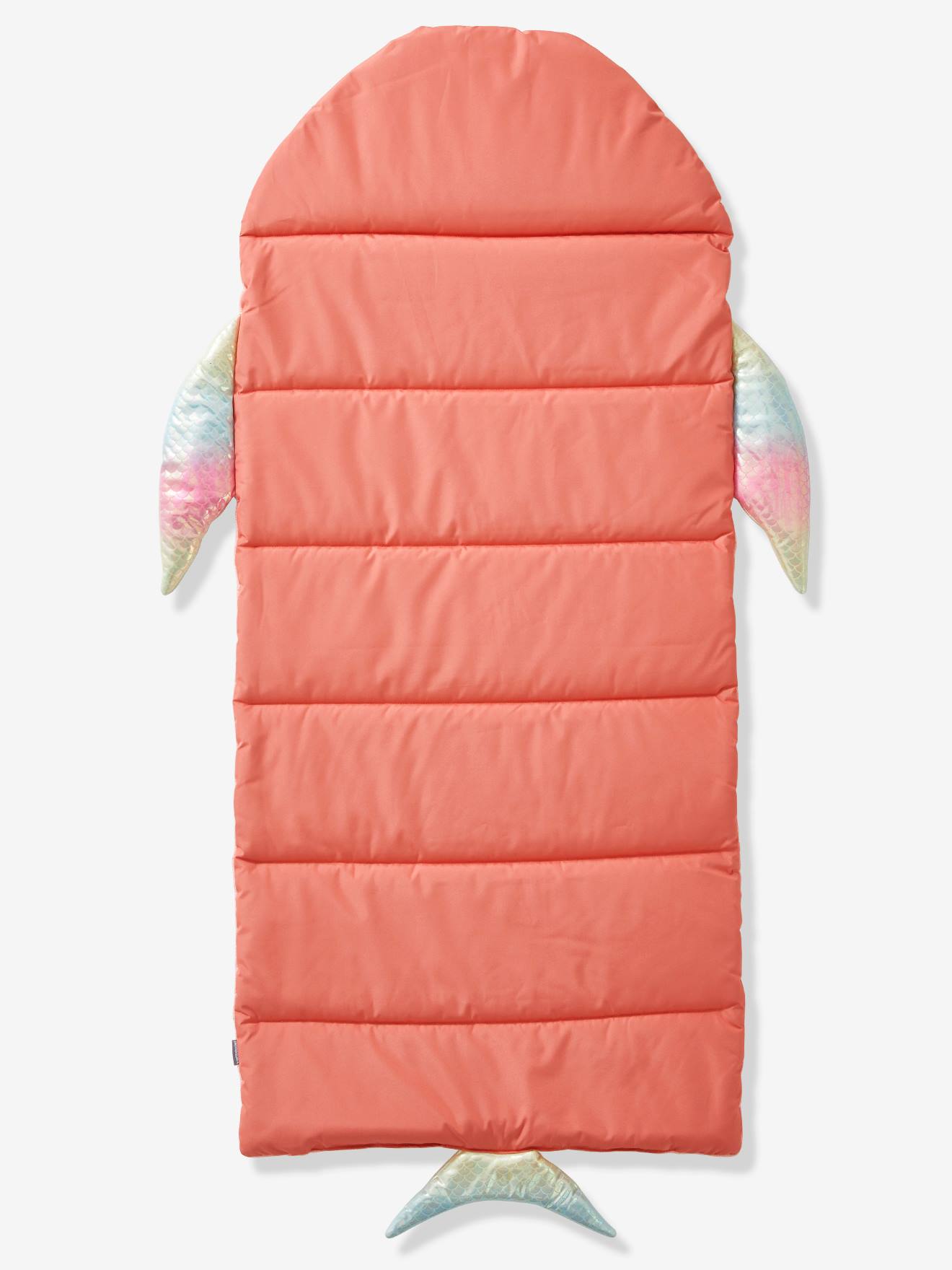 Vertbaudet Kinder Strandmatte FISH - hellblau