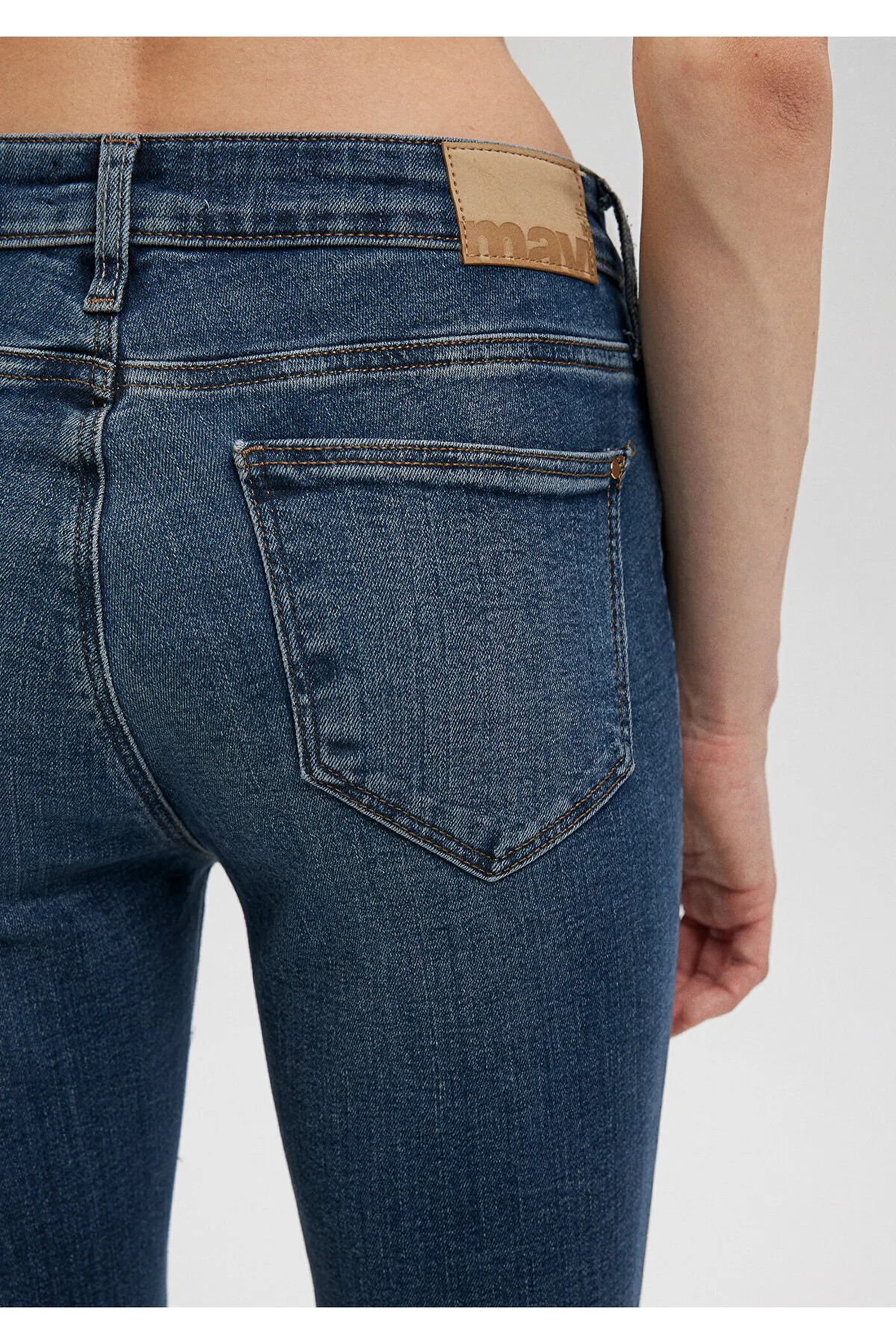 Mavi  Ada Casual Shaded Indigo Blue Jeanshose 1020585267