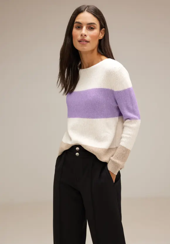 Street One Blockstreifen Pullover