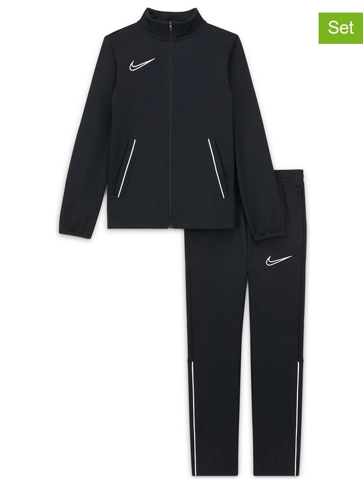 Nike 2tlg. Trainingsanzug in Schwarz günstig kaufen