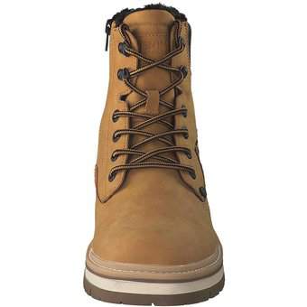 Tom Tailor Schnür Boots in gelb