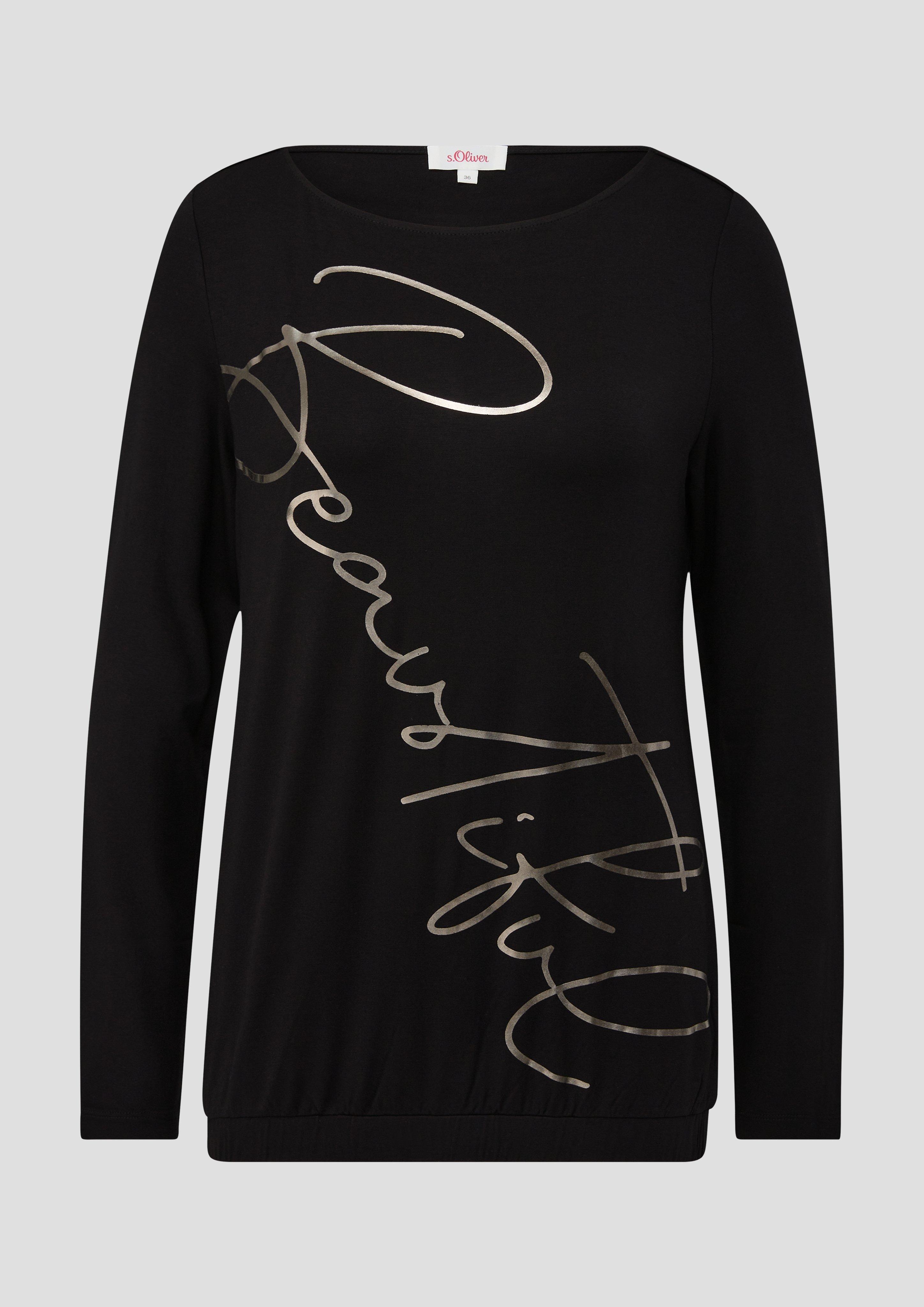 Longsleeve aus Viskosestretch  2138908-99D1