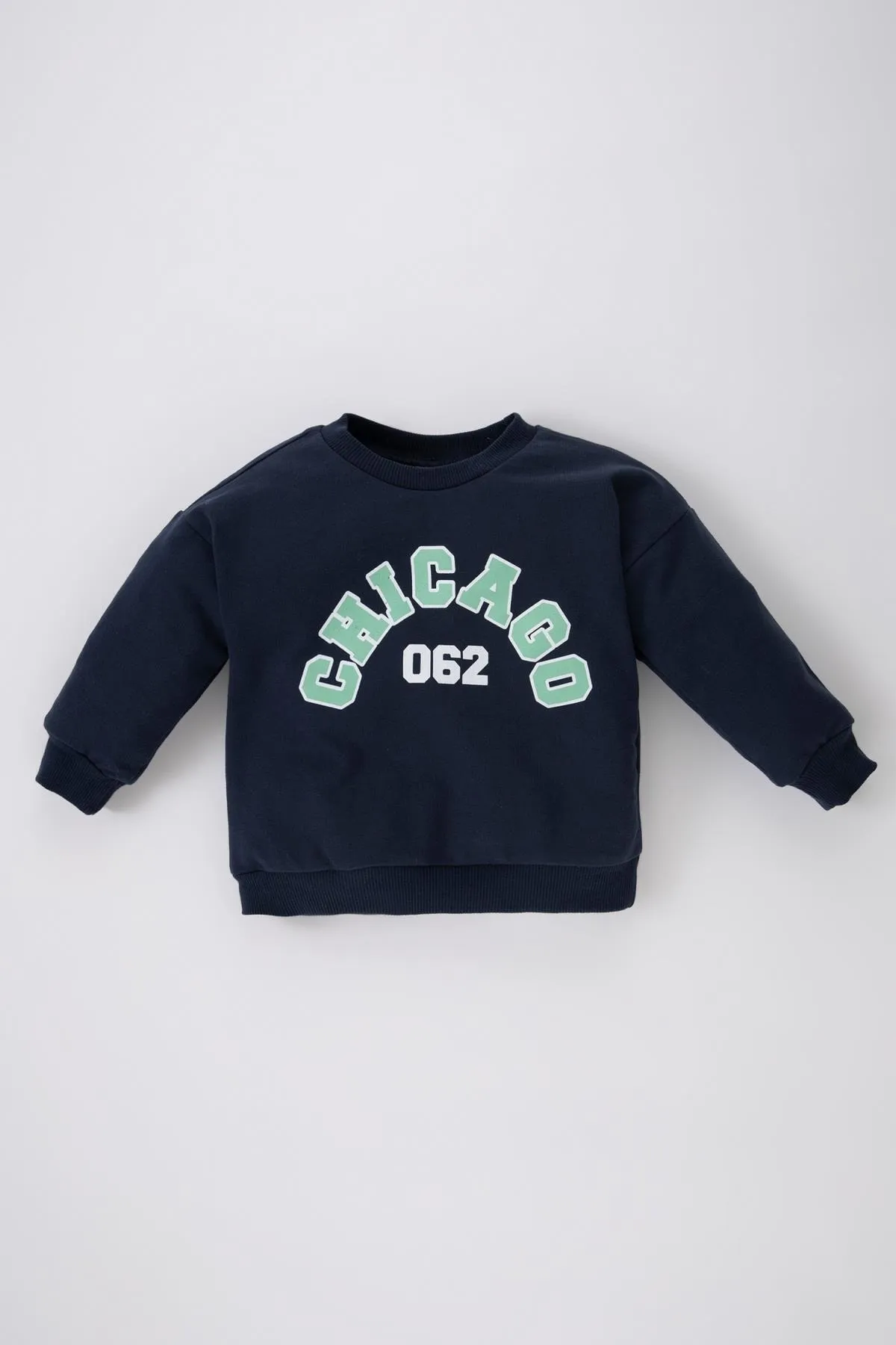 DeFacto  Bedrucktes Sweatshirt mit Rundhalsausschnitt für Babys (Jungen).