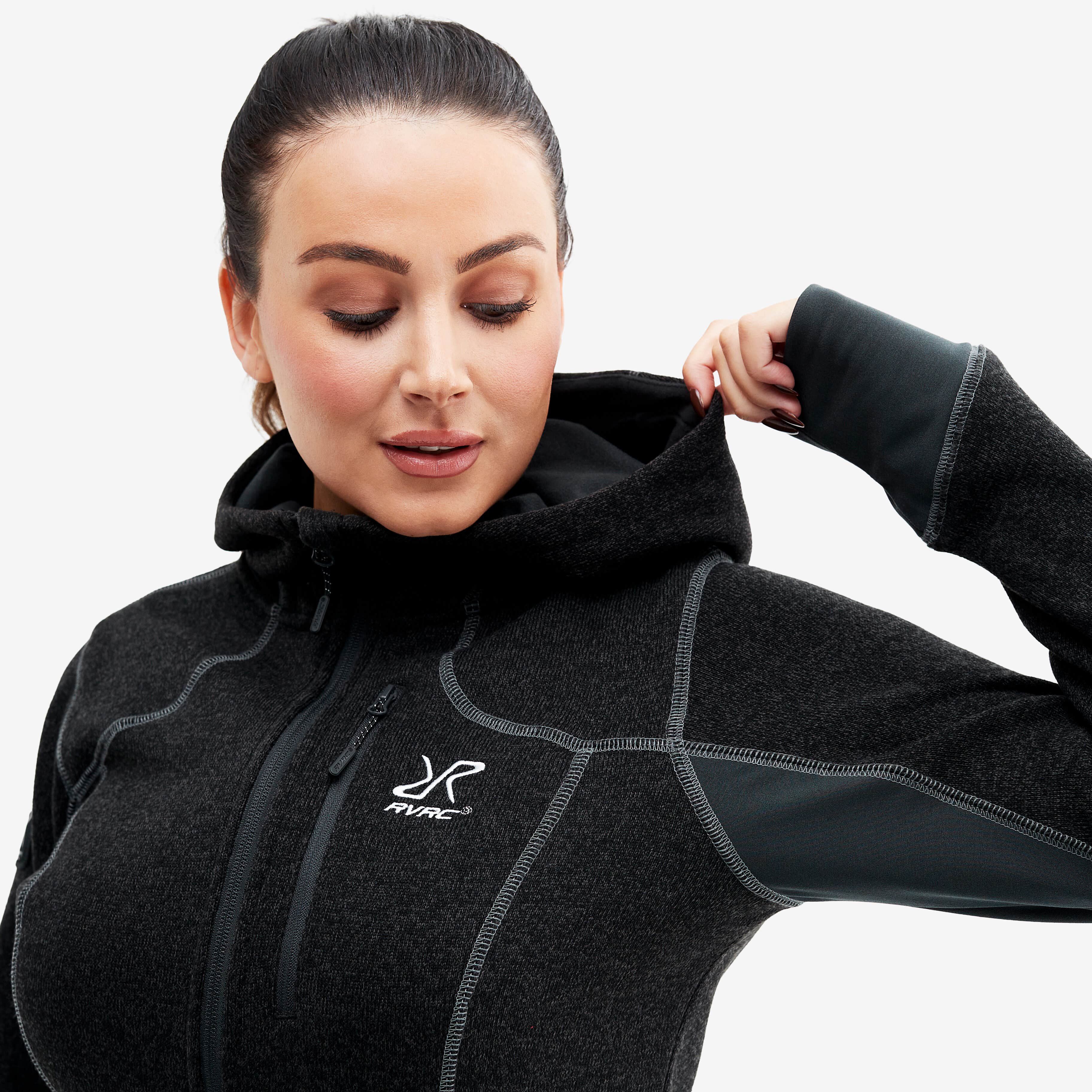 Fusion Hoodie Femme Black