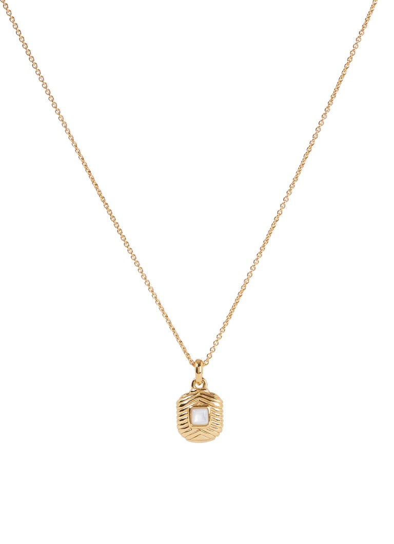 Missoma Necklace with pendant and gold-plated pearl