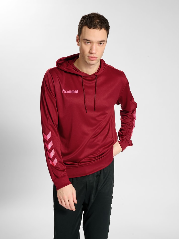 Hummel Hummel Kapuzenpullover Hmlpromo Herren in BIKING RED/RASPBERRY SORBET günstig kaufen