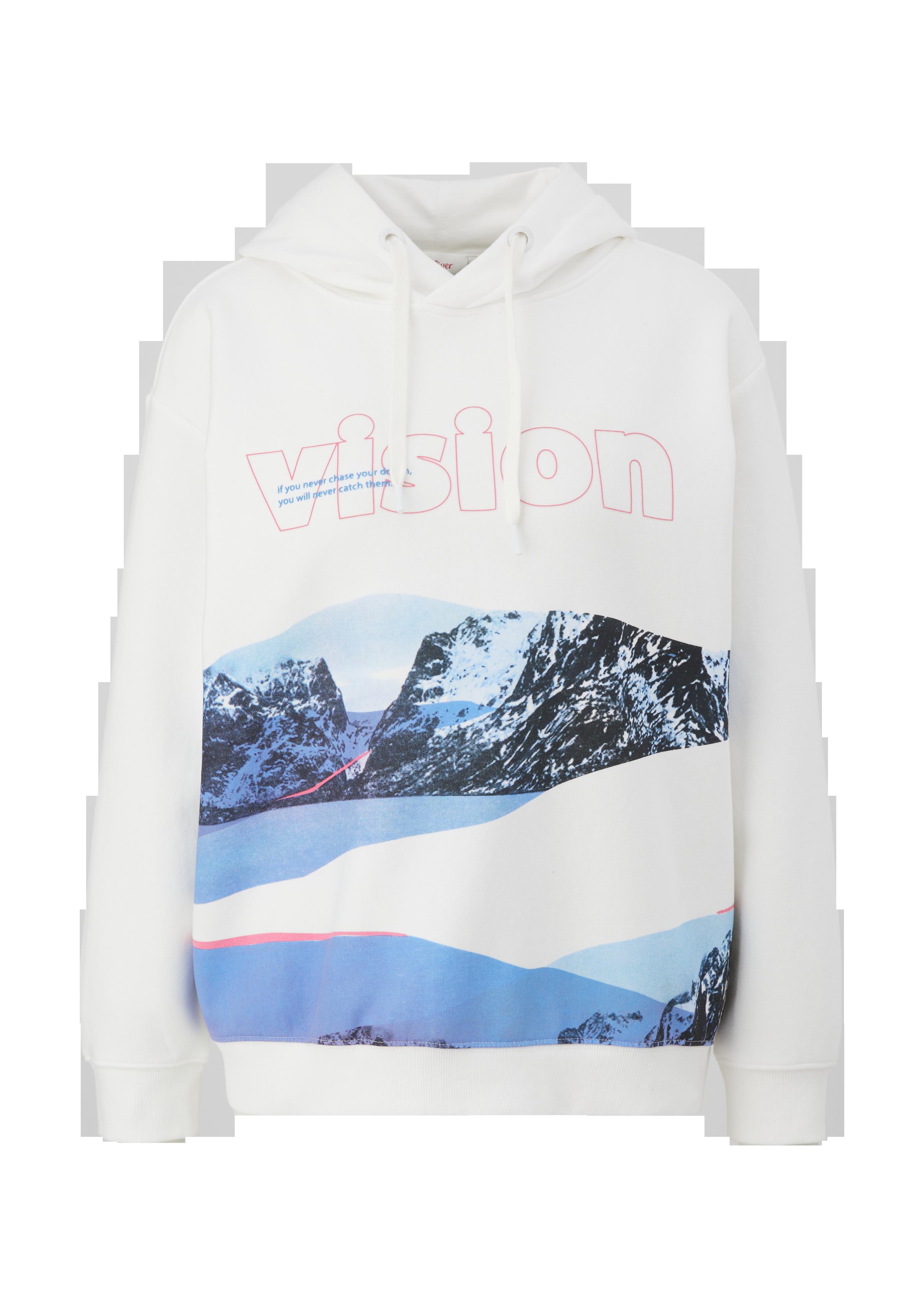 Kapuzenpullover mit Frontprint  2126241-02D0