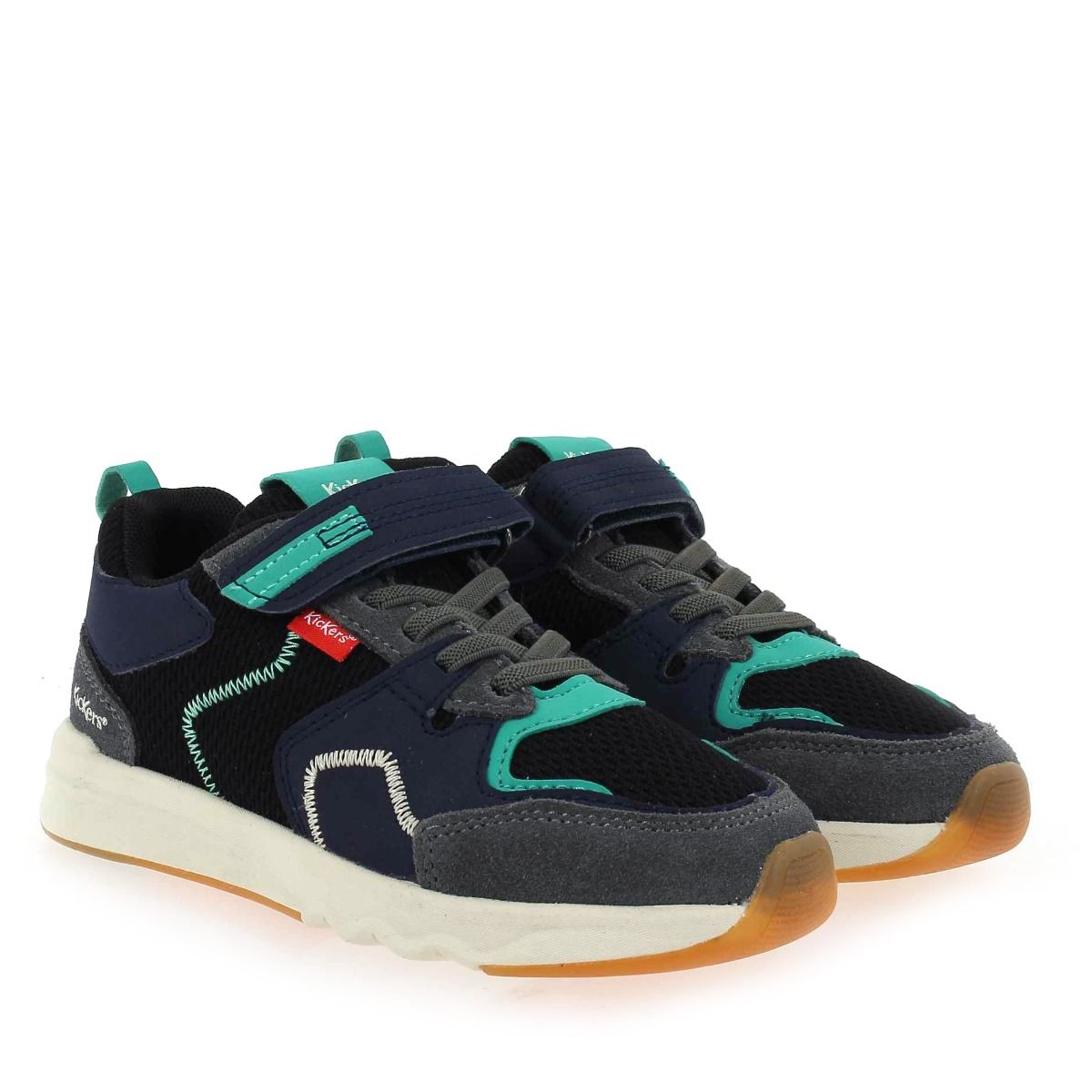 Kickers  KNAKK H20 - Noir vert