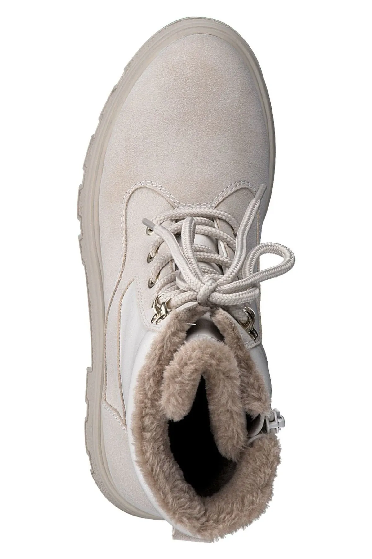 s.Oliver  Stiefelette - Grau - Blockabsatz