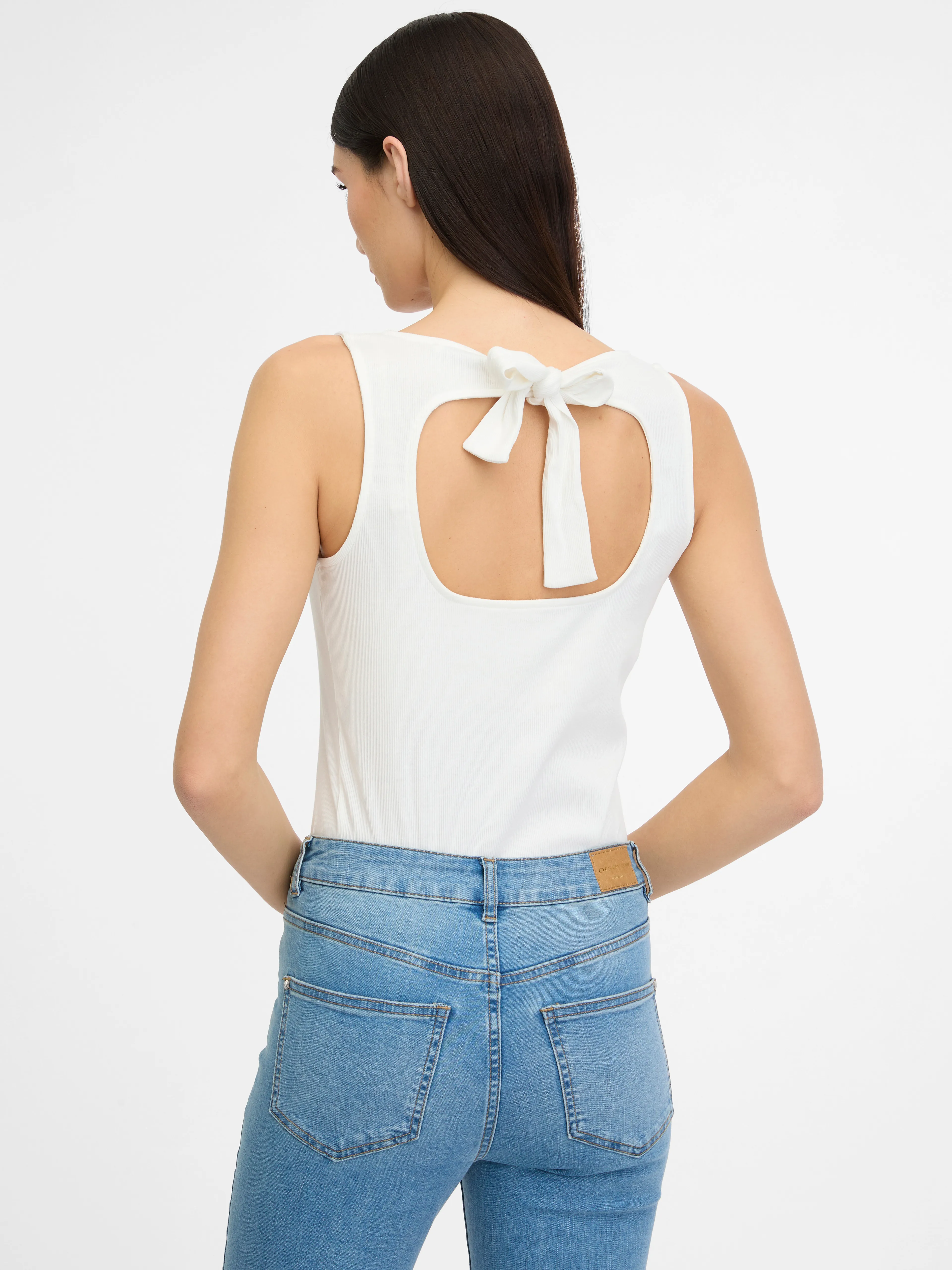 Weißes Damen-Tank-Top ORSAY