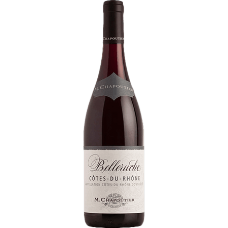 DEMI BOUTEILLE - COTES DU RHONE - BELLERUCHE ROUGE 2022 - M. CHAPOUTIER